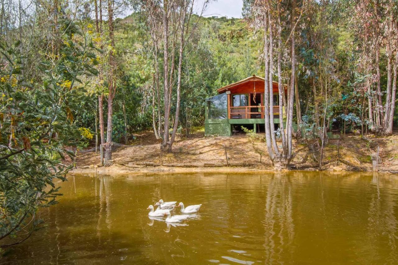 Cabana Tipo Glamping Savieza Life Experience Nemocon Exterior photo